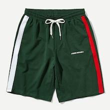 Shein Men Striped Side Drawstring Waist Shorts