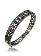 Shein Multicolor Crystal Hollow Fashion Bangle Bracelet