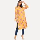 Shein Knot Cuff Split Side Button Up Dress