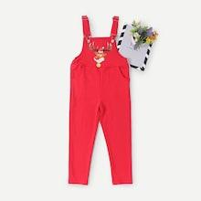 Shein Girls Christmas Print Jumpsuit