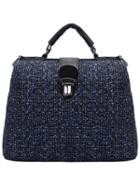 Shein Blue Push Lock Stereotypes Bag