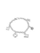 Shein Roman Numerals Detail Charm Link Bracelet