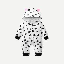Shein Toddler Boys Allover Spot Jumpsuit