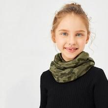 Shein Kids Camouflage Pattern Scarf