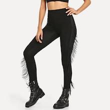 Shein Fringe Embellished Leggings
