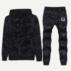 Shein Men Letter Print Drawstring Sweatshirt & Pants 2pcs