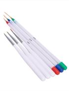 Shein Set 6pcs Fine Drawing Striping Liner Nail Art Pen Brushes