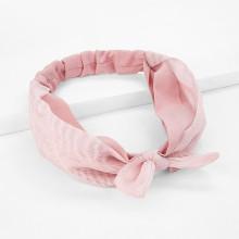 Shein Knot Contrast Mesh Headband