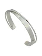 Shein New Silver Color Adjustable Metal Cuff Bracelet