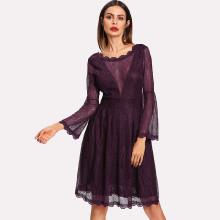 Shein V Back Lace Dress