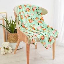 Shein Baby Floral Knot Headband & Blanket 2pack