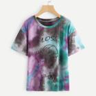 Shein Tie Dye Graphic Print Top