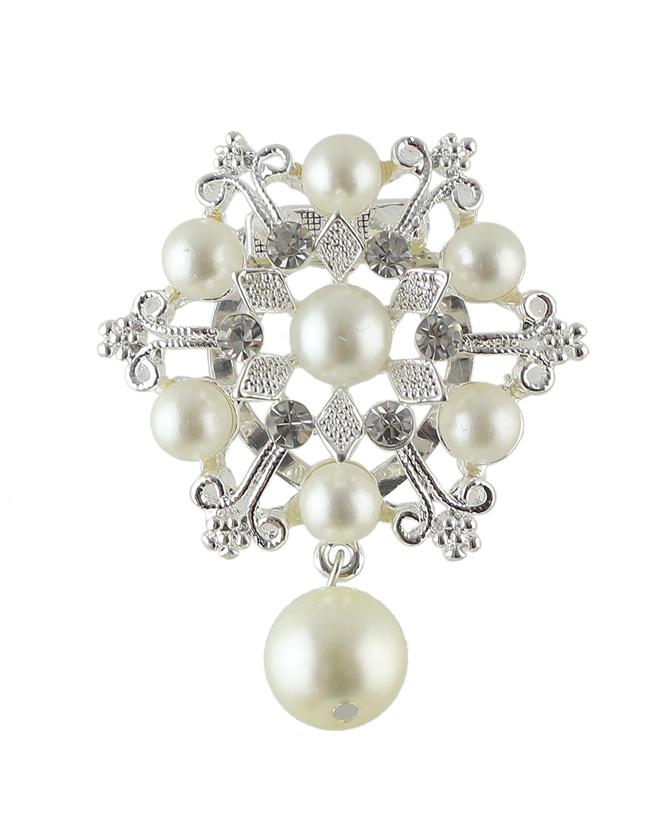 Shein Beautiful Wedding Party Imitation Pearl Brooch