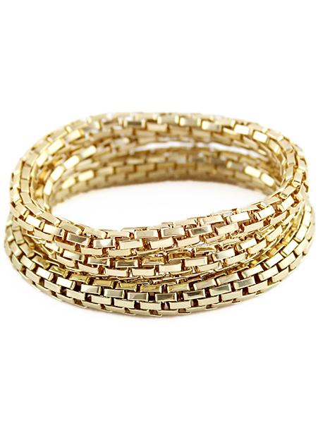 Shein Gold Multilayers Chain Bracelet