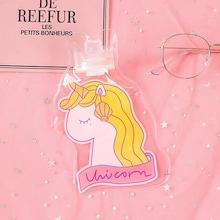 Shein Unicorn Print Clear Hot Water Bag