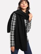 Shein Pleated Oversized Long Scarf