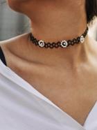 Shein Faux Pearl Decorated Choker
