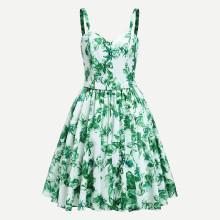 Shein Random Florals Circle Dress