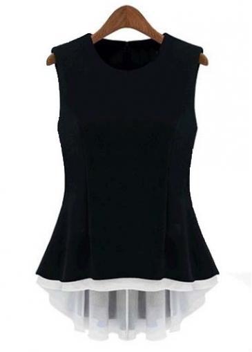 Rosewe New Arrival Round Neck Sleeveless Woman T Shirt