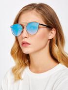 Shein Double Bridge Tinted Lens Sunglasses