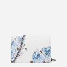 Shein Floral Print Chain Bag