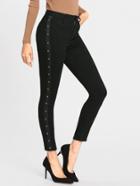 Shein Beading Side Tight Jeans