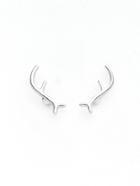 Shein Antler Design Cute Stud Earrings