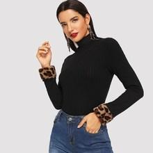 Shein Slim Fitted High Neck Tee