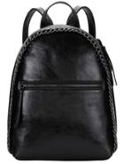 Shein Black Chain Embellished Pu Backpack