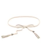 Shein White Wax Rope Knit Tassel Waist Chain