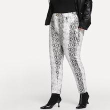 Shein Plus Snake Print Skinny Jeans