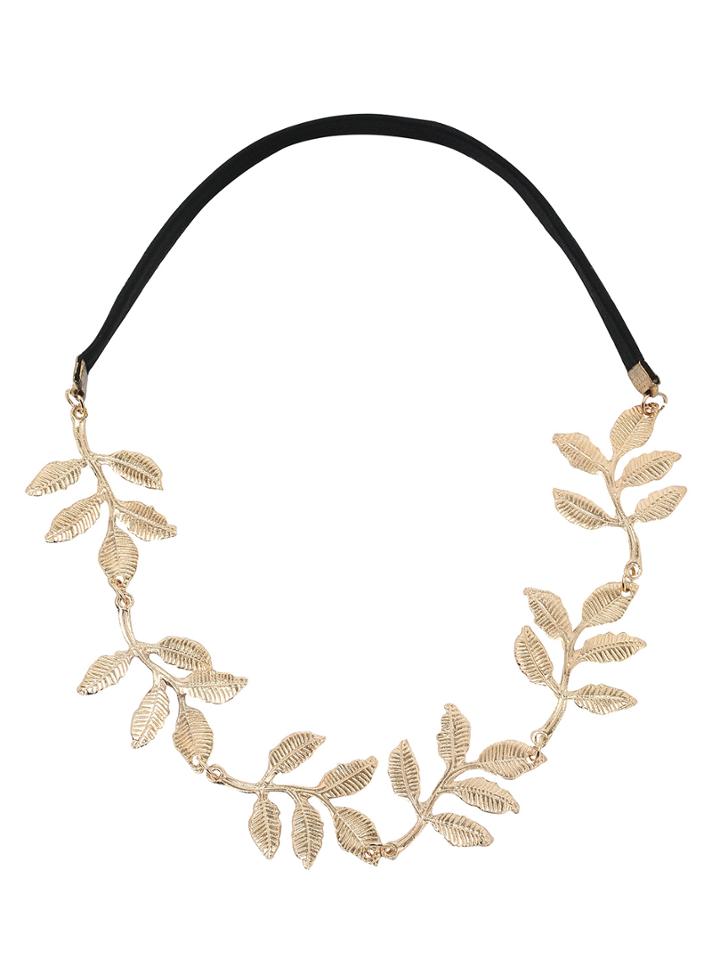 Shein Gold Leaves Hair Accessories