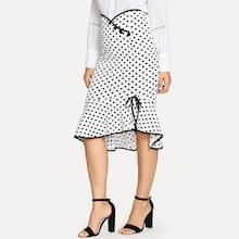 Shein Polka Dot Fish Tail Skirt
