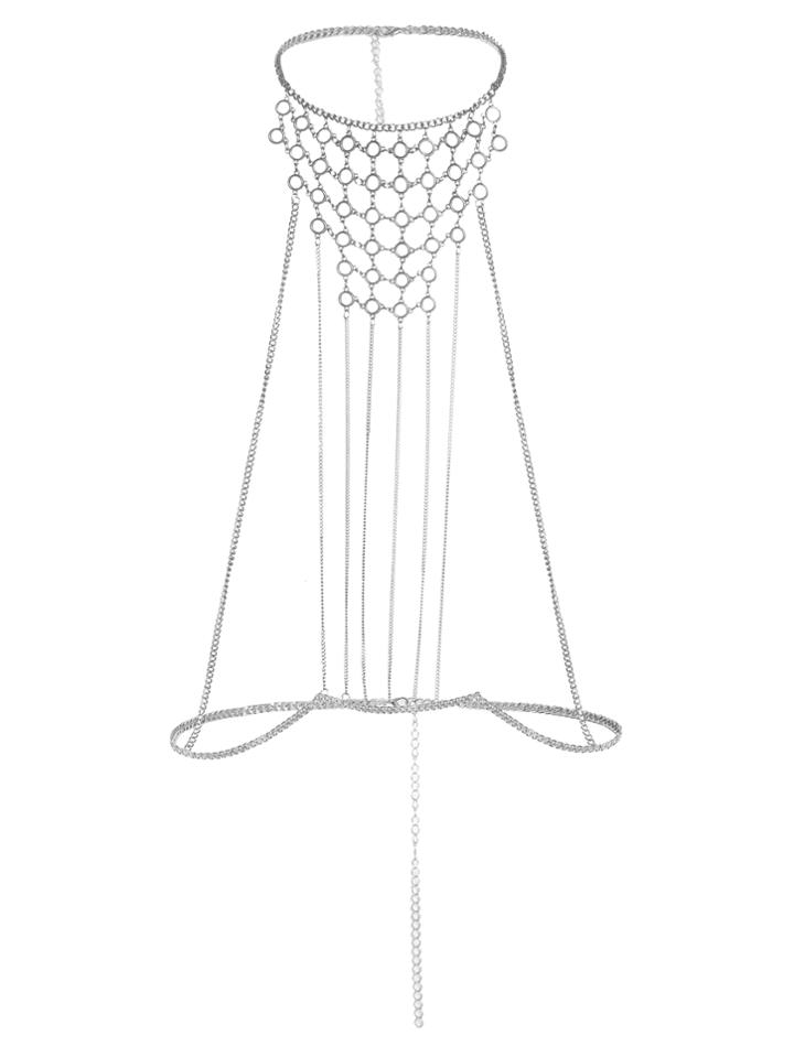 Shein Multi Row Ring Detail Body Harness