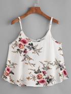 Shein Floral Print Swing Cami Top