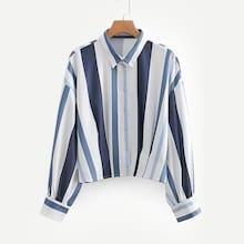 Shein Drop Shoulder Striped Shirt