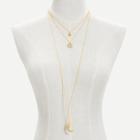Shein Moon & Star Pendant Layered Chain Necklace