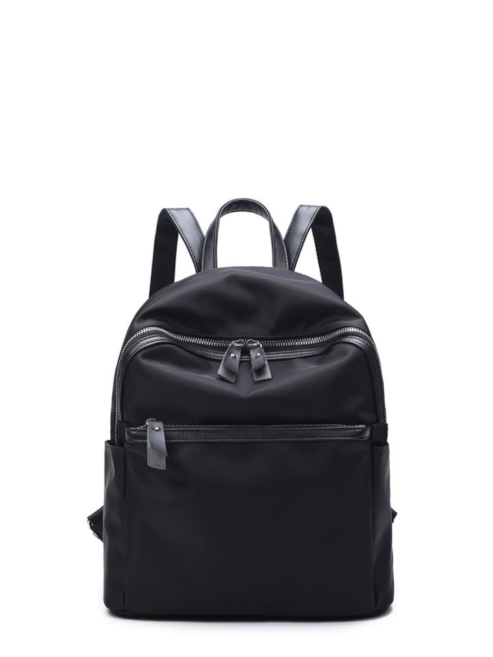 Shein Double Zipper Front Backpack
