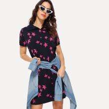 Shein Star Print Dress