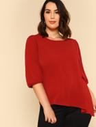 Shein Asymmetric Belted Top