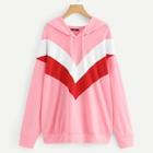 Shein Plus Color Block Hoodie