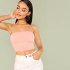 Shein Tie Back Bandeau Top