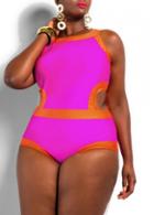 Rosewe Hollow Out Edging Design Padded Monokini