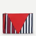 Shein Striped Pu Clutch Bag