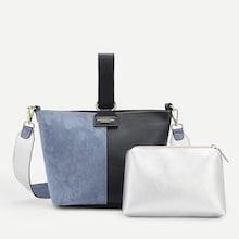 Shein Colorblock Pu Crossbody Bag