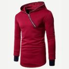 Shein Men Zip Hooded Sweatshirt