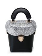 Shein Two Tone Sequin Decorated Box Bag