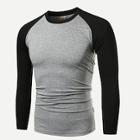 Shein Men Contrast Sleeve Tee