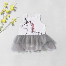 Shein Toddler Girls Unicorn Print Jumpsuit
