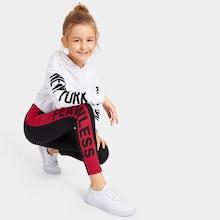 Shein Girls Color-block Lettering Leggings
